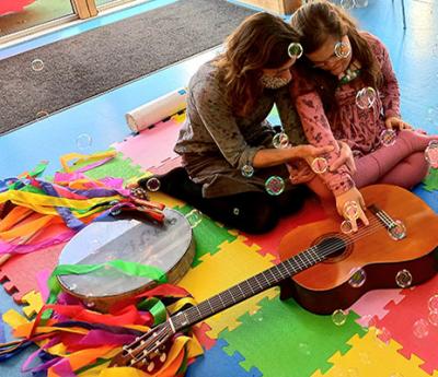 Sensory music fun for supported families
