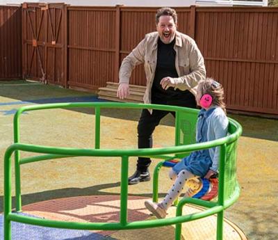 A wonder’ball’ time at Shooting Star Children’s Hospices
